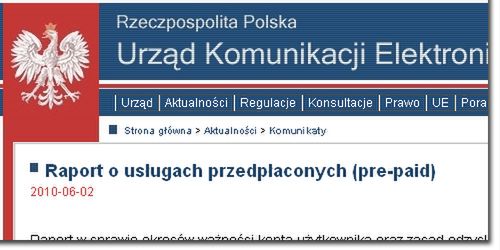 UKE: oferty usług przedpłaconych nadal niezbyt dobre