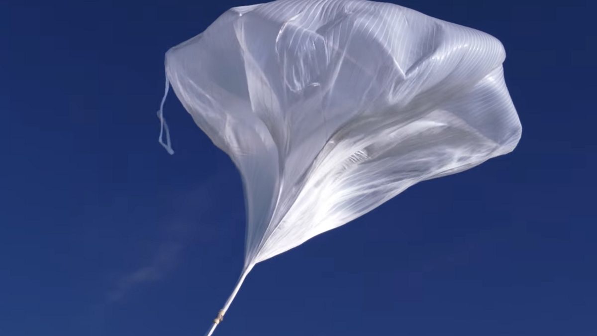 Przykładowy balon stratosferyczny