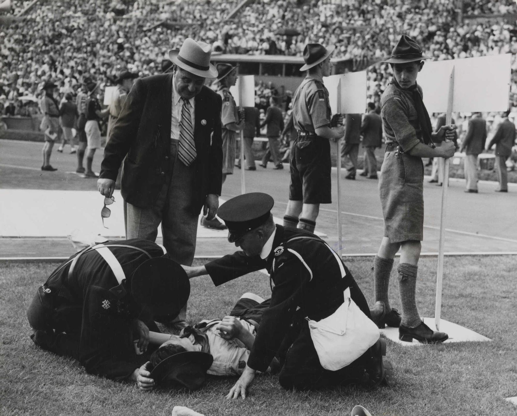 Pierwszą „ofiarą” Igrzysk Olimpijskich w 1948 roku był harcerz, który zemdlał z powodu upału