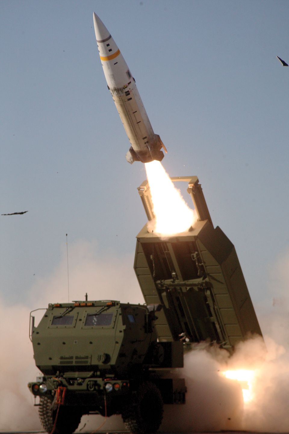 Wystrzał ATACMS z HIMARS.