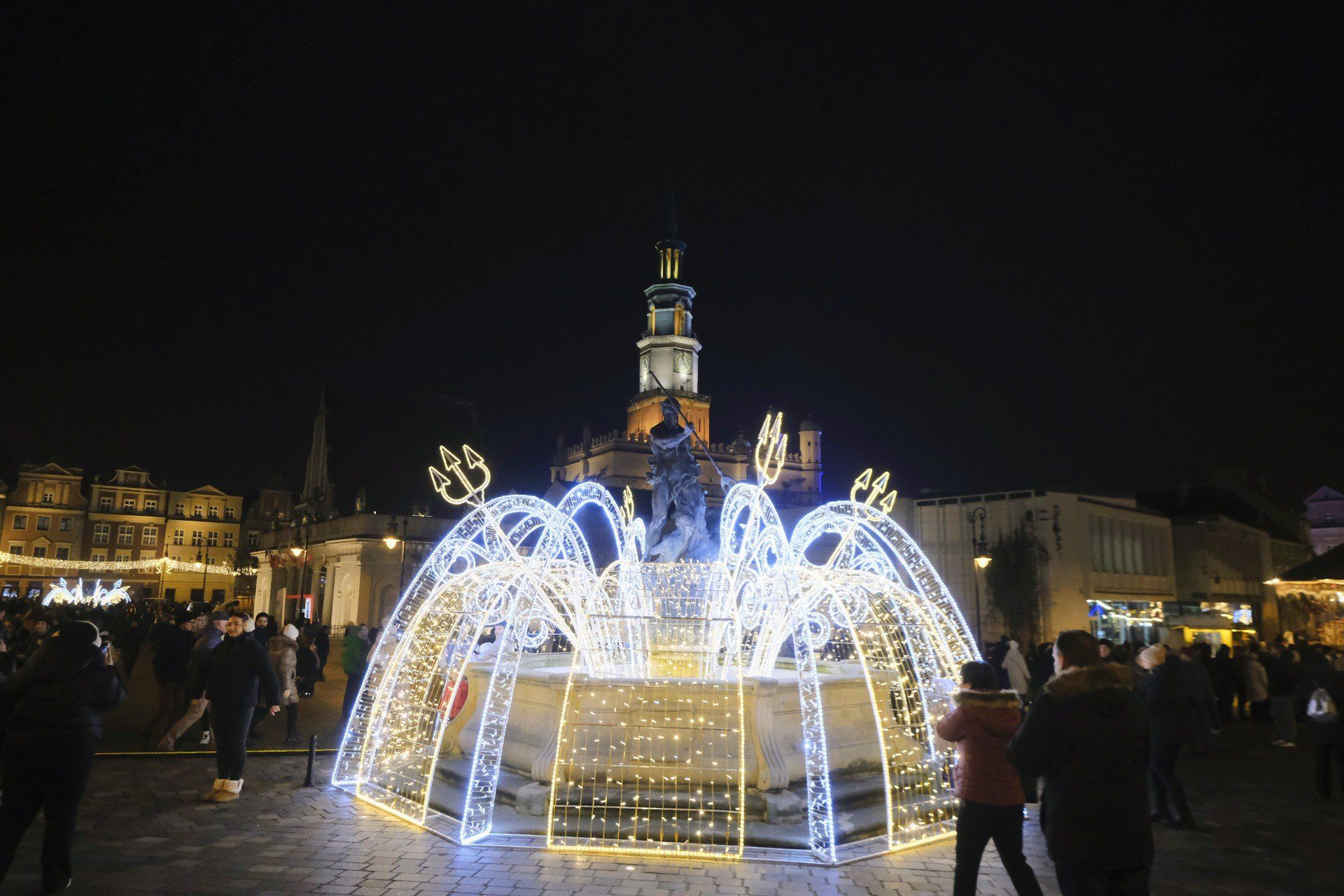 Choinka na Starym Rynku w Poznaniu