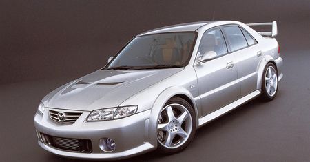Mazda 626 MPS mogła grać pierwsze skrzypce. Evo i Impreza zostałyby w tyle