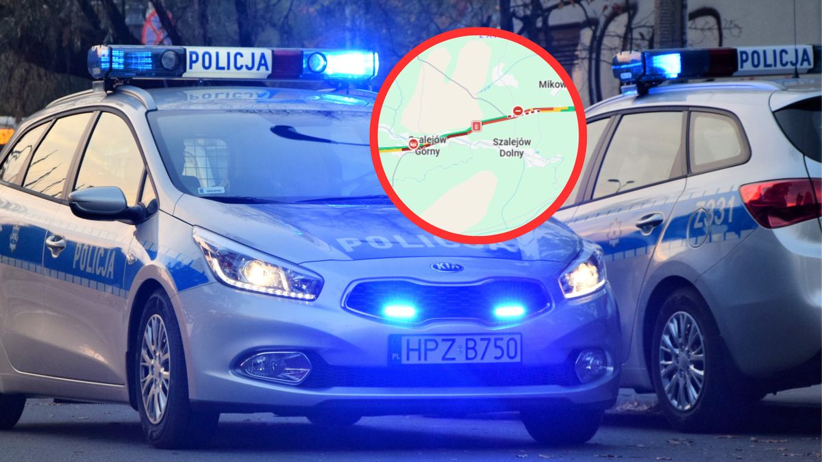 Karambol na Dolnym Śląsku.