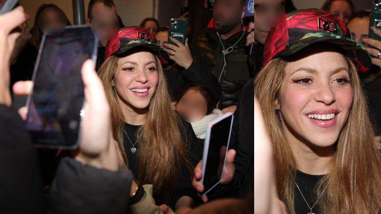 Shakira pozdrawia fanów z balkonu