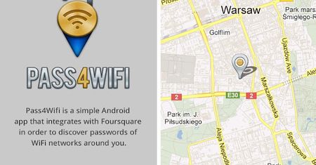 Pass4Wifi – znajdź hasło do sieci dzięki Foursquare