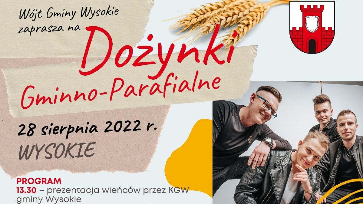 Dożynki Gminy Wysokie 2022