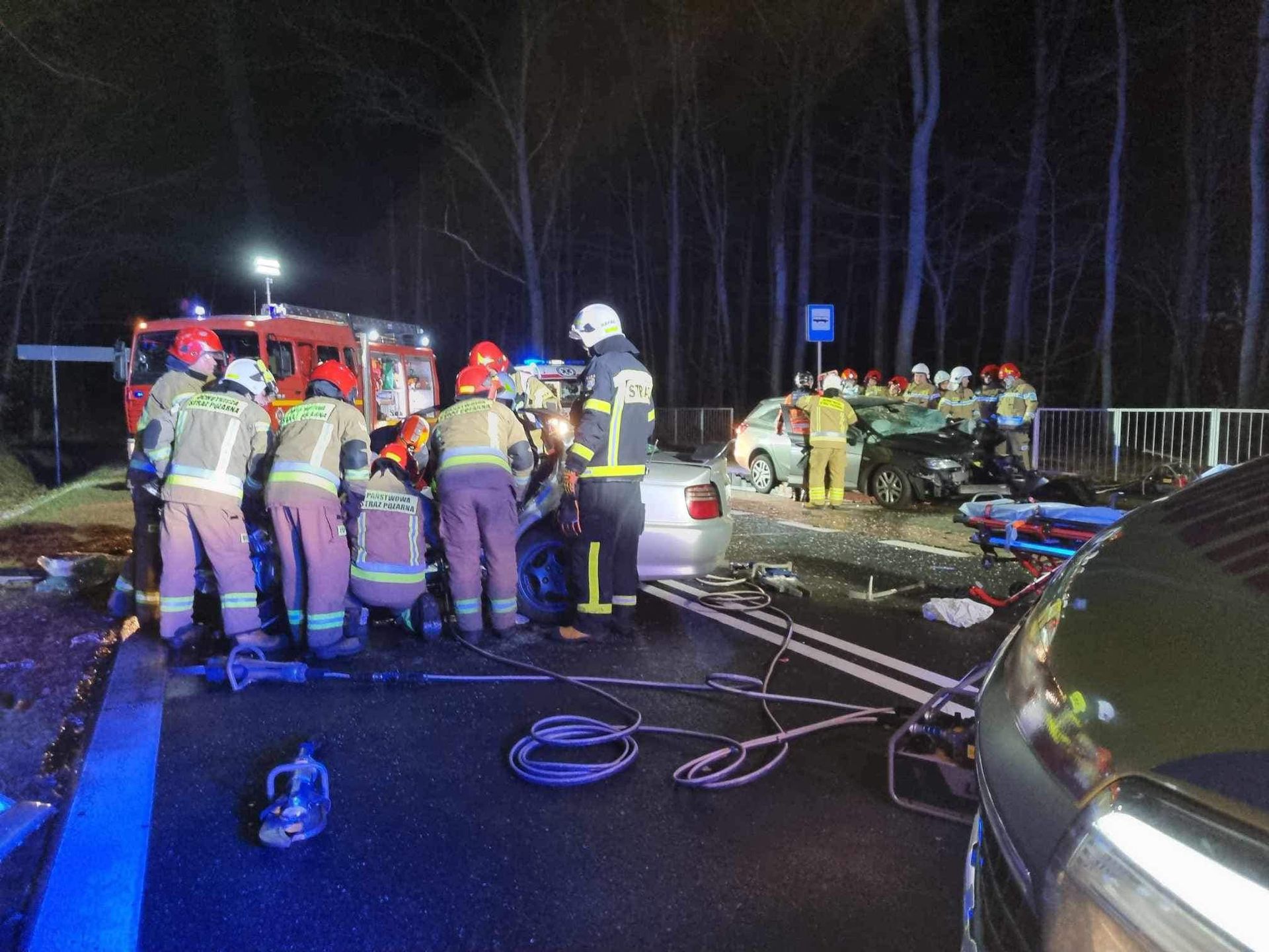 Wypadek pod Żyrardowem