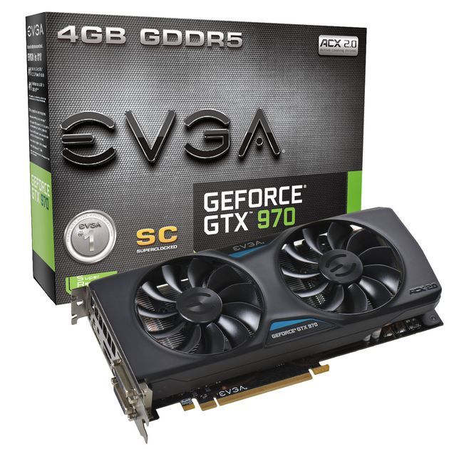 EVGA GeForce GTX 970 Superclocked ACX 2.0 karta graficzna