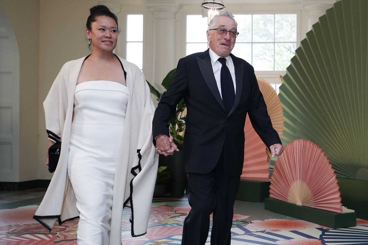 Tiffany Chen i Robert De Niro na kolacji w Białym Domu