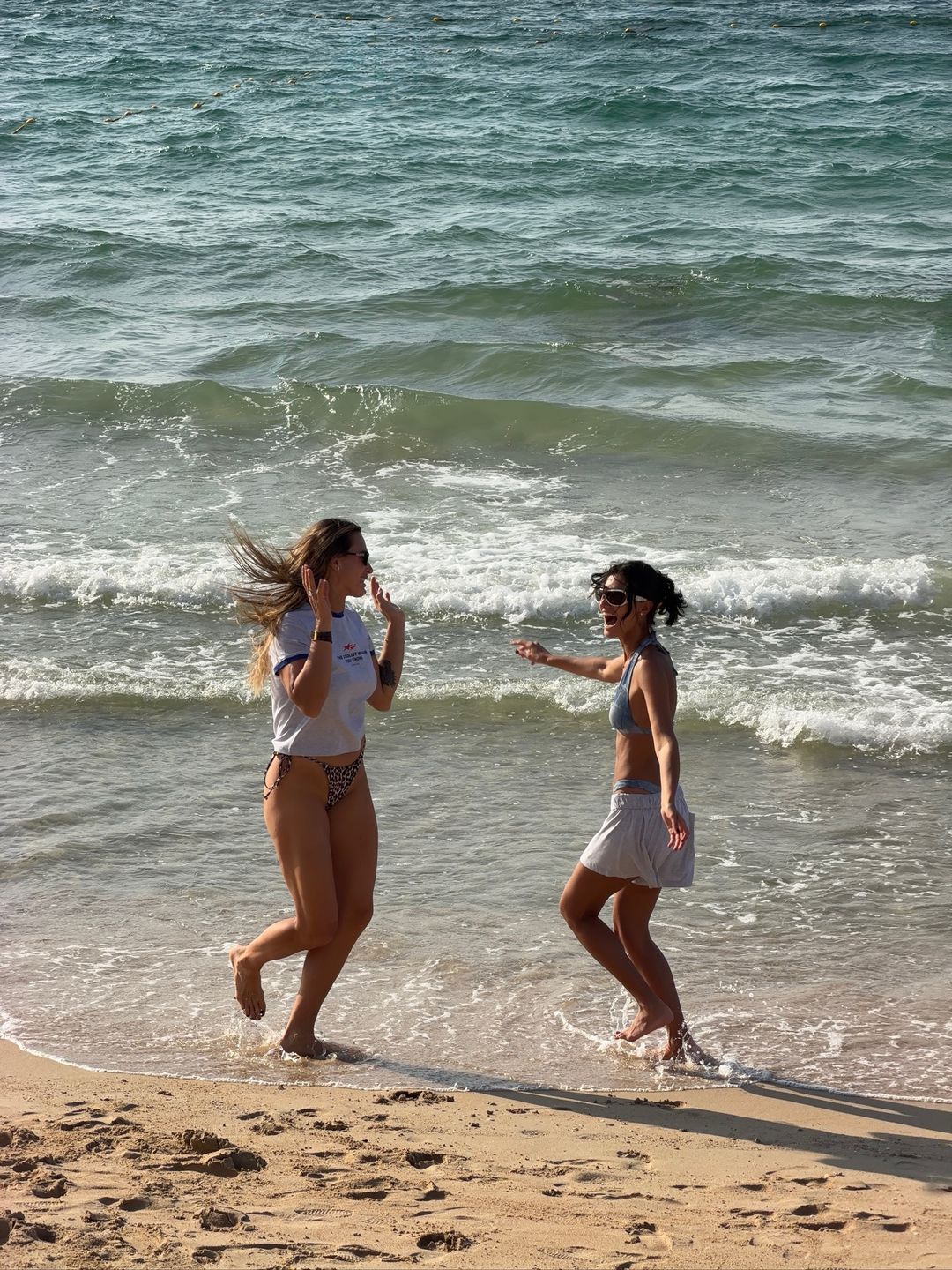 Aryna Sabalenka z przyjaciółką 
