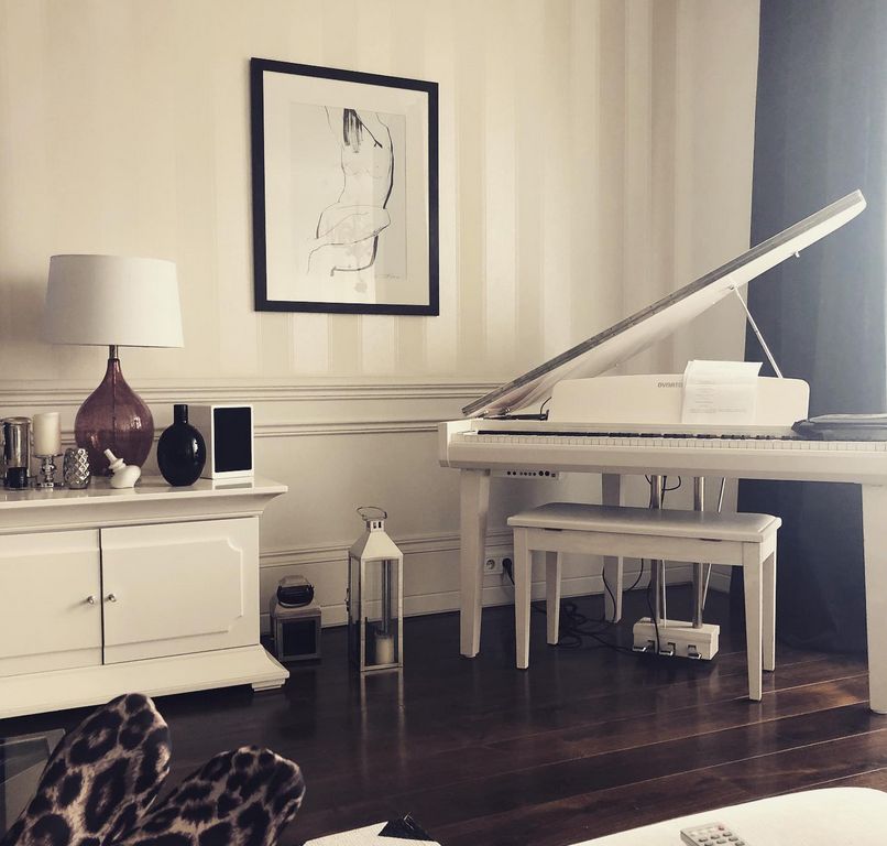 W domu Cerekwickiej nie zabrakło muzycznych akcentów 