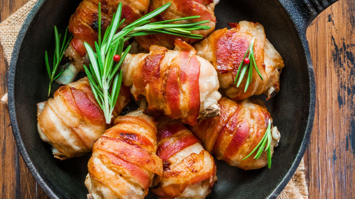 Roladki z kurczaka w boczku przebijają wszystkie kotlety