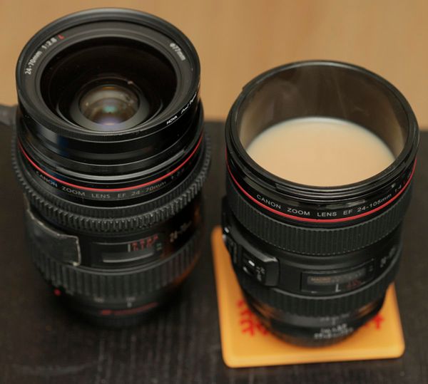 Kubek na kawę Canon 24-105 mm f/4 do kupienia na eBay 2