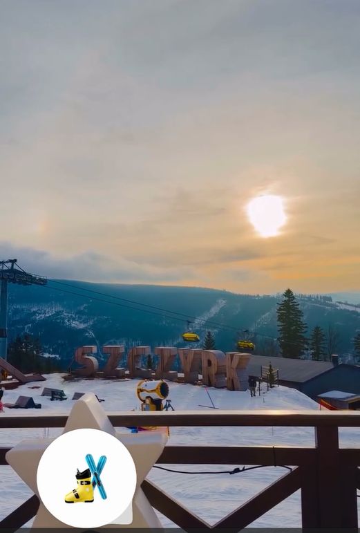 Agnieszka Hyży na feriach