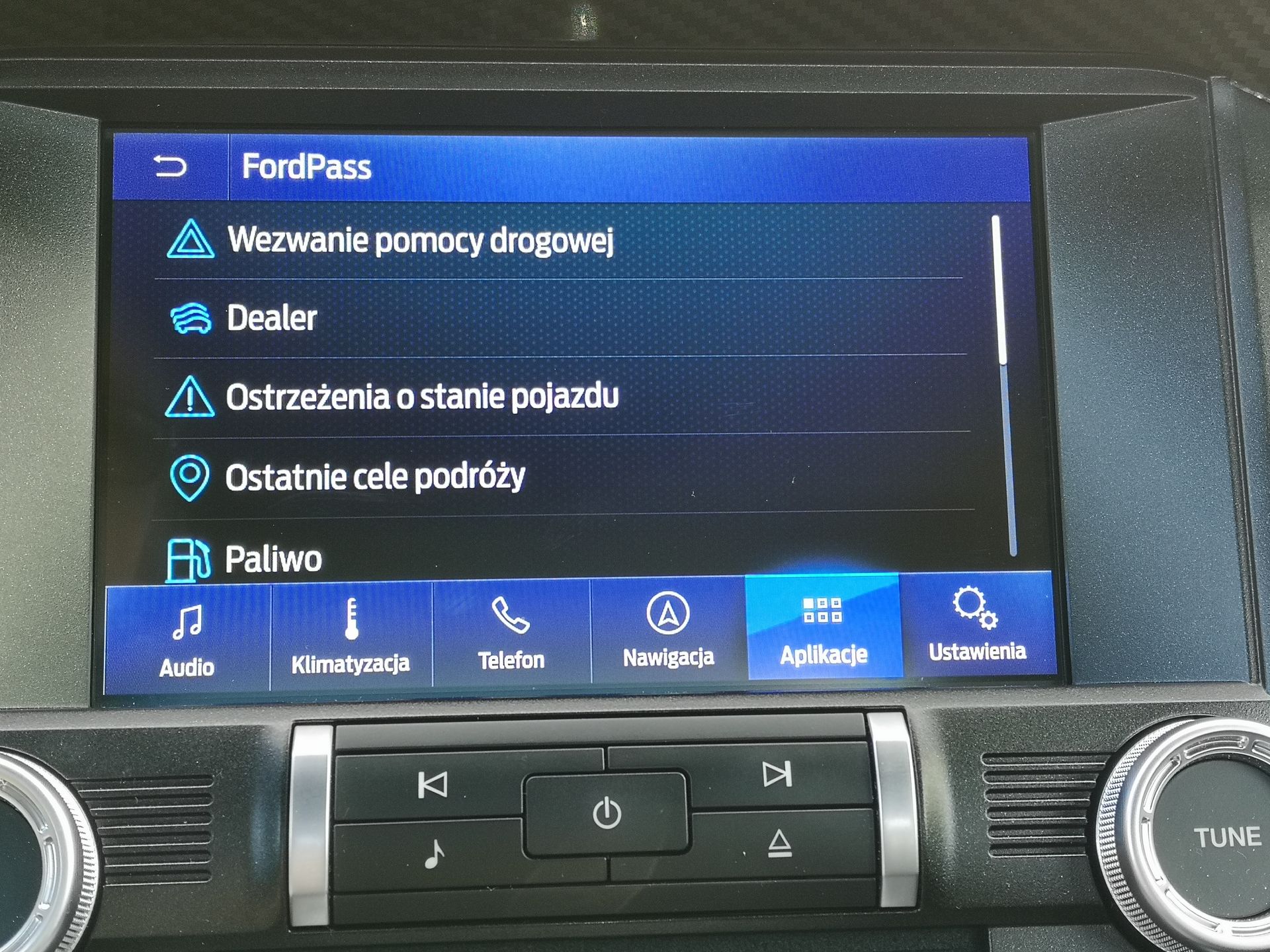 Ford Mustang GT: Działanie systemu SYNC 3, aplikacji FordPass oraz audio B&O 23
