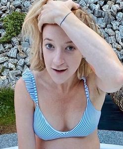 Lara Gessler w ciąży w jacuzzi. Dba w ten sposób o "higienę umysłu"