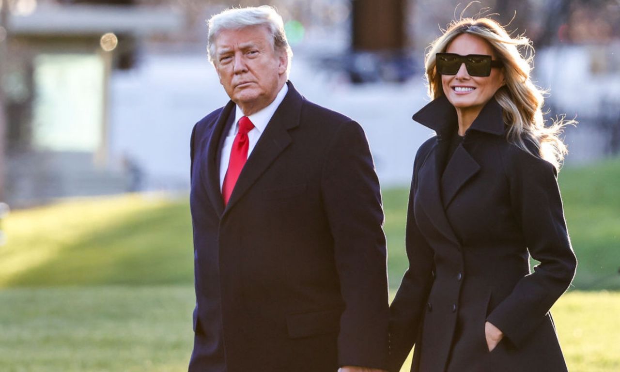 Donald i Melania Trump wkrótce opuszczą Biały Dom.