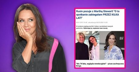 #10 lat temu na Pudelku: Kinga Rusin pękała z dumy po wywiadzie z Marthą Stewart. "Dostać prywatną wiadomość od gwiazdy takiego formatu?!"
