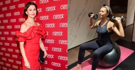 Anna Popek daje sobie wycisk na siłowni. Wszystko w imię kreacji sylwestrowej: "Zamierzam założyć suknię z odkrytymi ramionami"