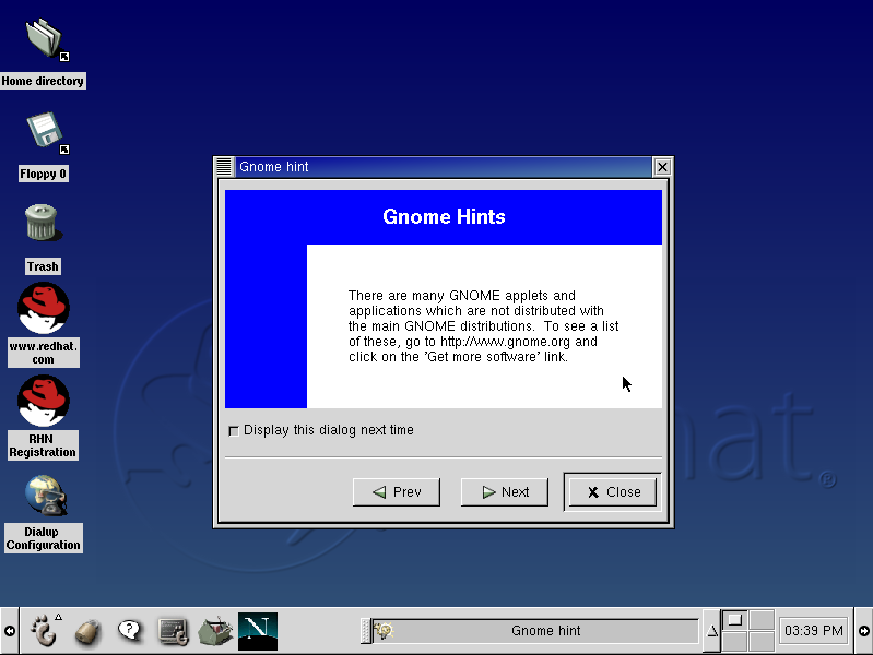 Red Hat 7.0 (fot. BetaArchive)