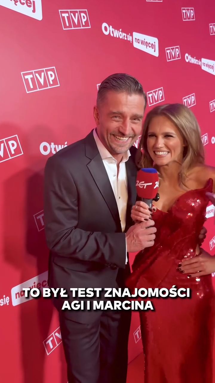 Agnieszka Kaczorowska i Marcin Rogacewiczw teście znajomości par