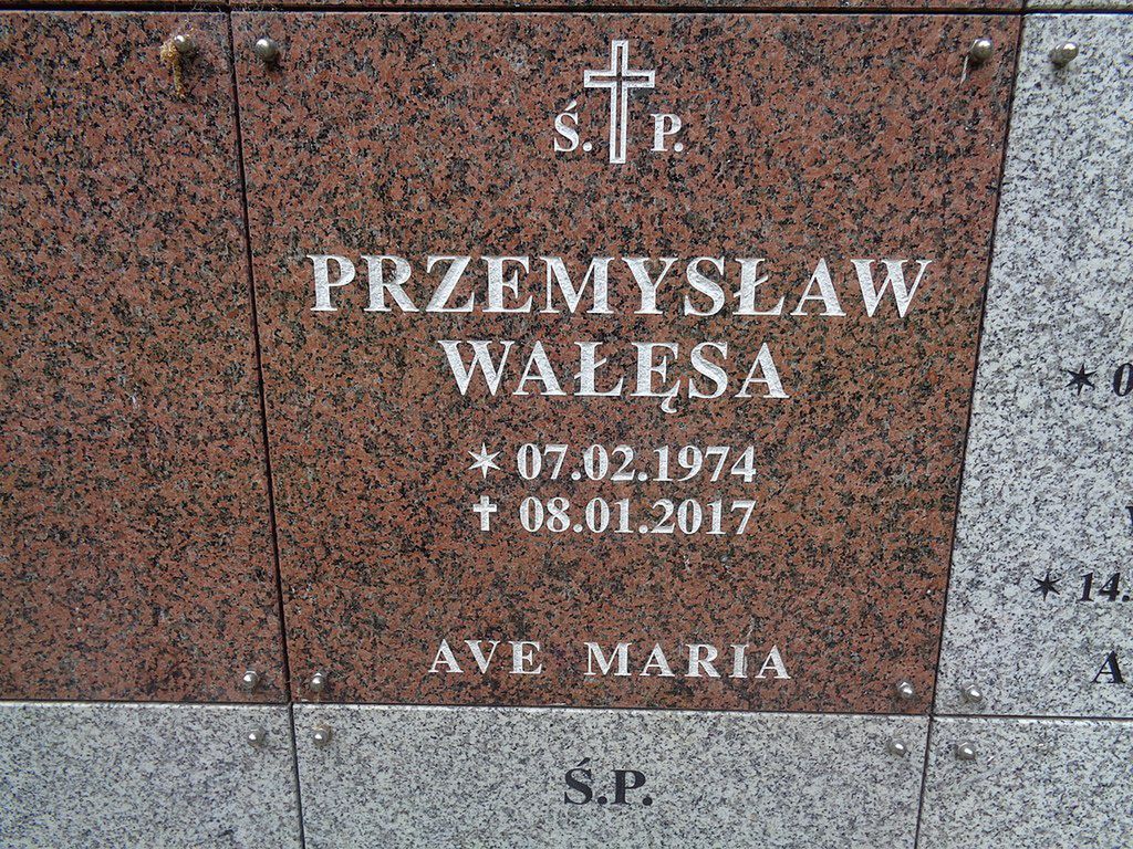 Grób Przemysława Wałęsy