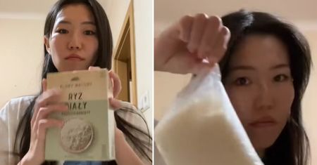 Ugotowała ryż w plastikowym woreczku. Japonka nie gryzła się w język