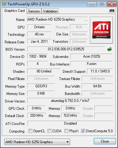 Acer Aspire One 522 - test netbooka HD nowej generacji [część 2] 3