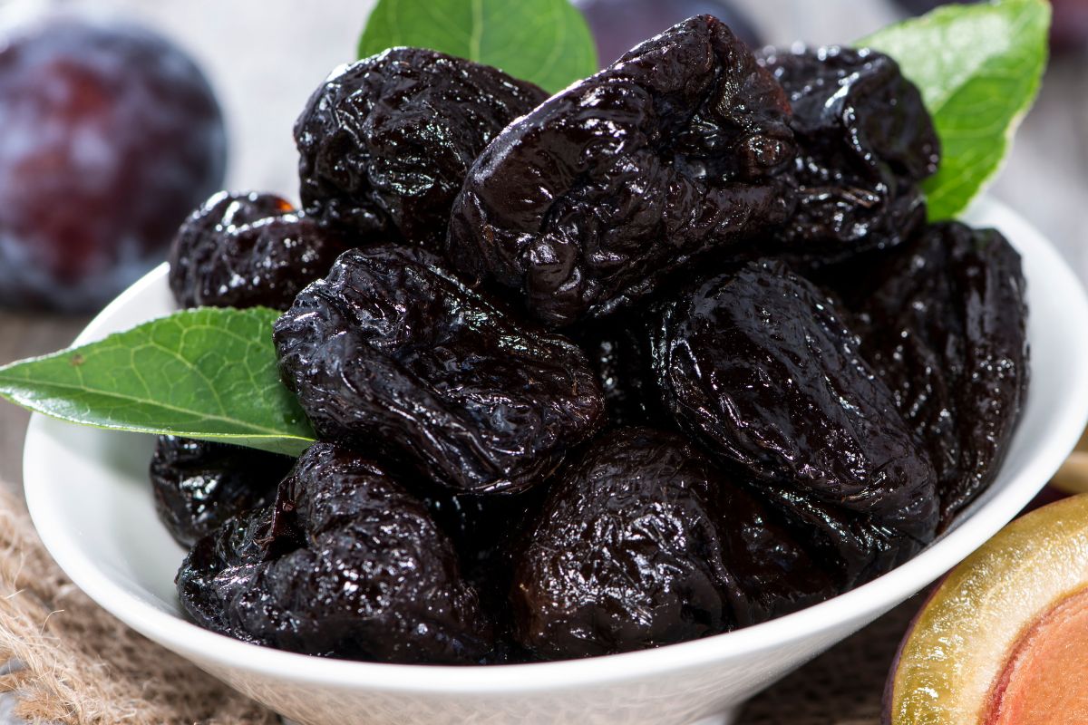 Dried plums are helpful in case of constipation.