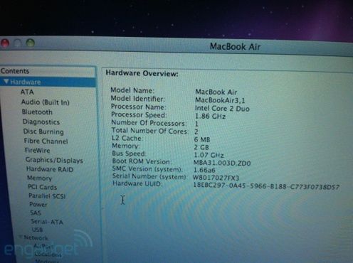 Kolejny przeciek na temat MacBooka Air 3