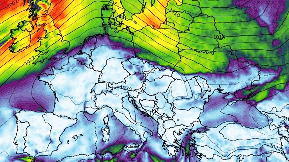 Pogoda. Po południu najsilniej wiać będzie w rejonie Zatoki Gdańskiej (wxcharts.com)