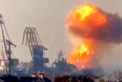 W porcie w Berdiańsku zniszczono rosyjski okręt desantowy "Saratow"