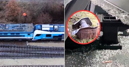 Zderzenie pociągów w Czechach. Nagranie z miejsca wypadku