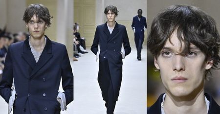 Polak ZACHWYCIŁ na Fashion Weeku w Mediolanie, otwierając pokaz Prady. Ma zadatki na gwiazdę modelingu? (ZDJĘCIA)
