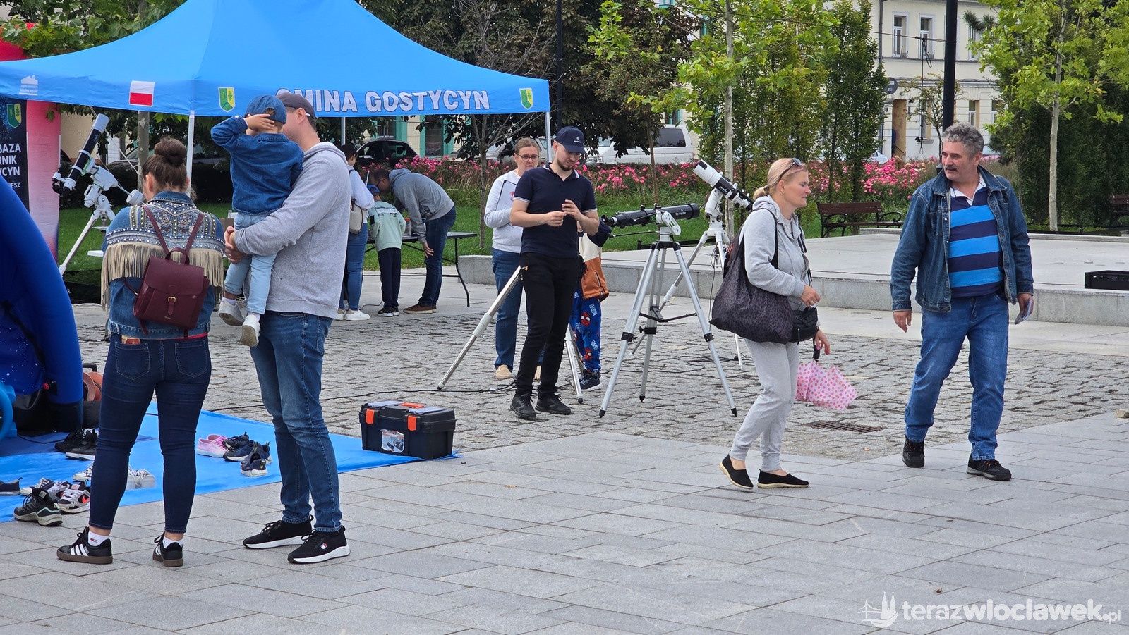 Mobilne miasteczko Kopernika we Włocławku