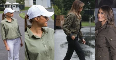 Melania Trump po fali krytyki zamieniła szpilki na... trampki! Jest lepiej? (ZDJĘCIA)