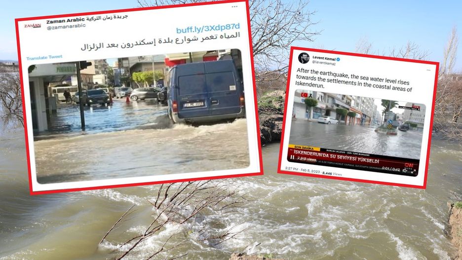 Powódź po trzęsieniu ziemi w Turcji i Syrii