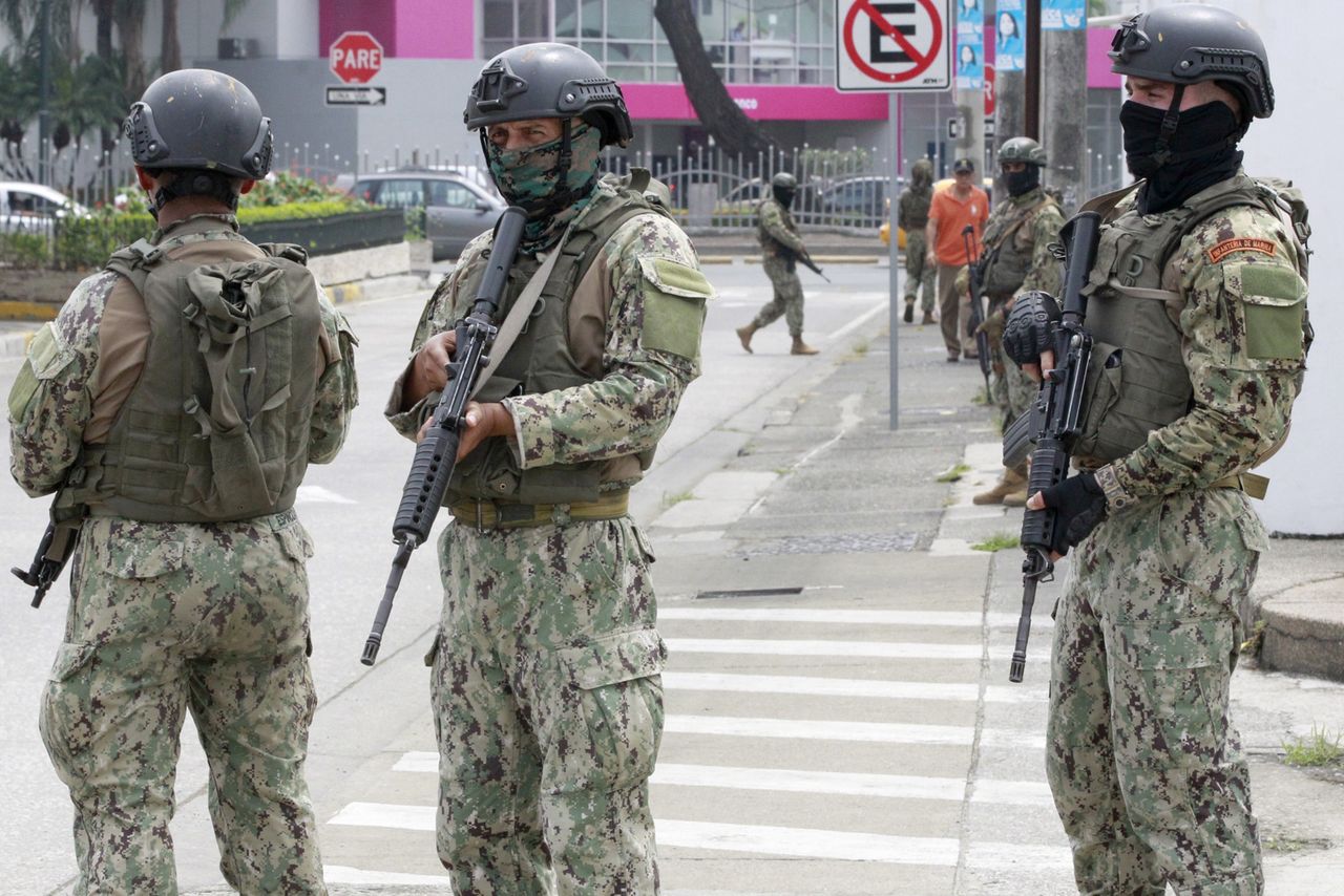Wave of violence in Ecuador. Some guards were released, one died in a firefight.