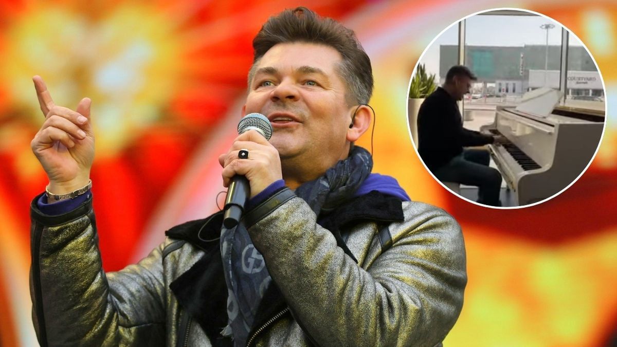 Zenon Martyniuk zaśpiewał na lotnisku 
