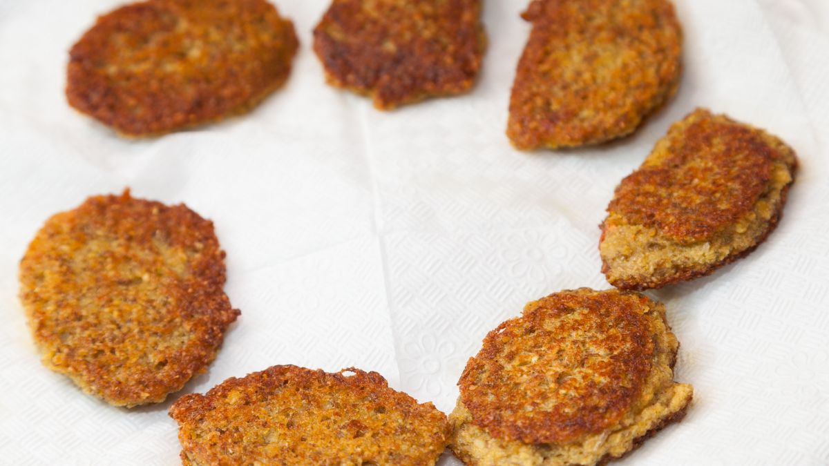 Kotlety z czerwonej soczewicy 