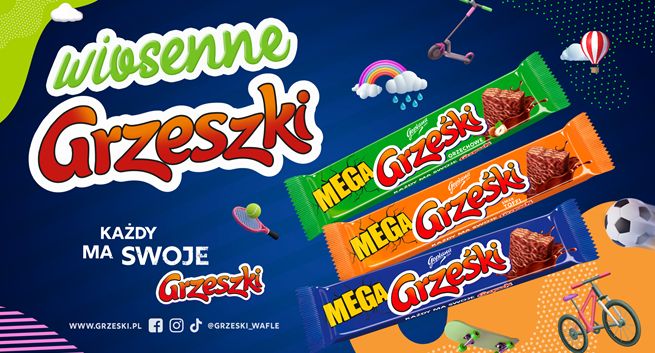 „Wiosenne Grzeszki” w nowej reklamie Grześków