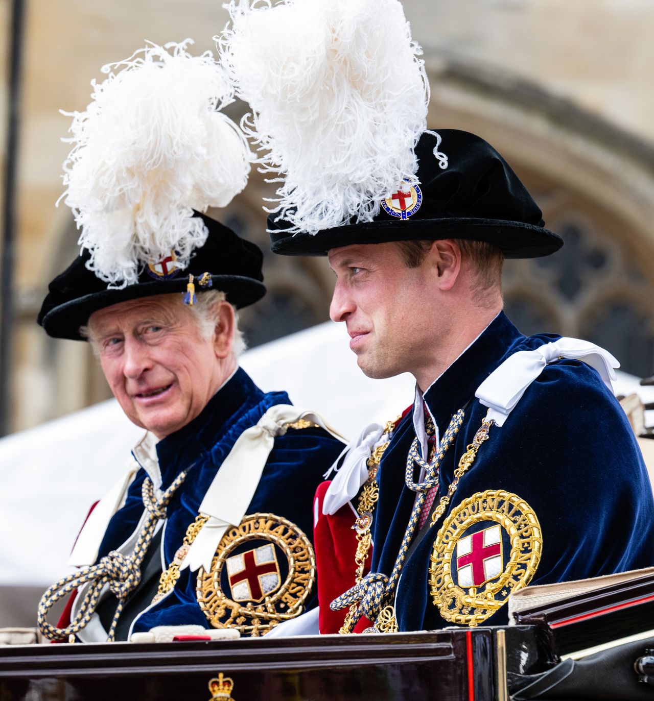 King Charles III and Prince William