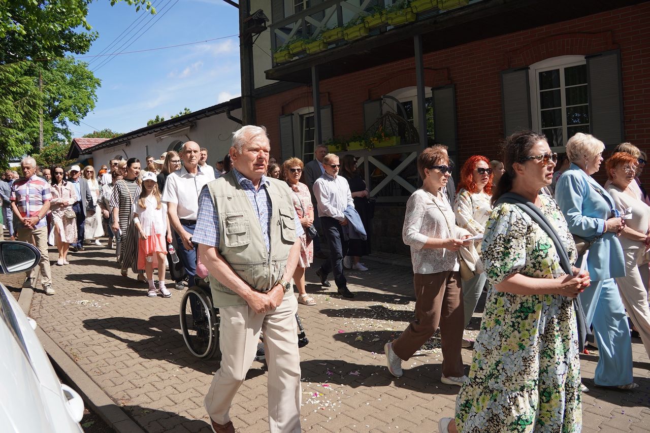 Boże Ciało, Procesja Parafia pw.  Św Rafała Kalinowskiego w Pile