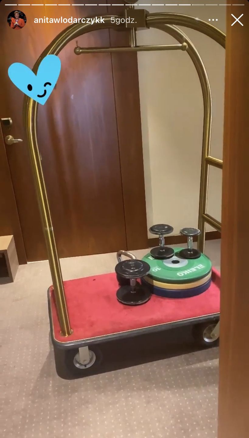 Anita Włodarczyk trening hotel