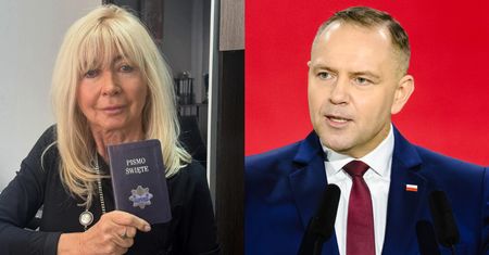 Biblia zamiast kodeksu? Anna Maria Wesołowska uderza w Nawrockiego