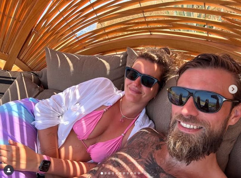 Zofia Zborowska w bikini na wakacjach z mężem