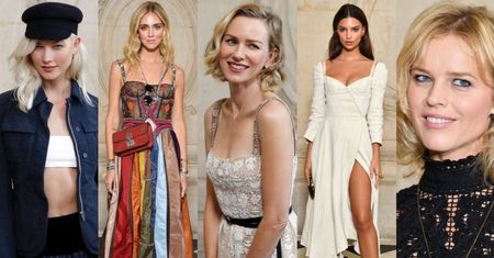 Gwiazdy i modelki na pokazie Diora: Ratajkowski, Watts, Kloss, Herzigova... (ZDJĘCIA)