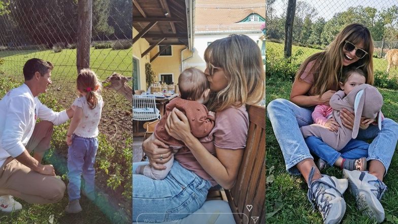 Lewandowscy spędzają niedzielę z córkami