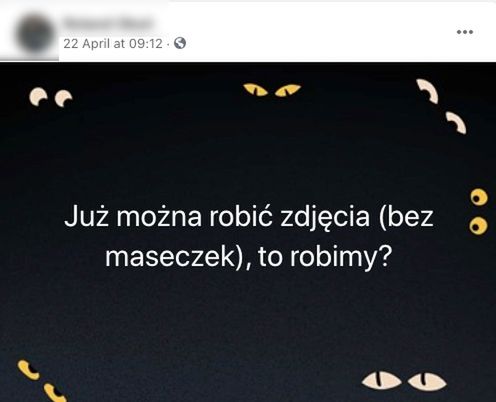 NIE, nie możesz robić sesji bez maseczek ot tak. Narażasz siebie i klientów! 3