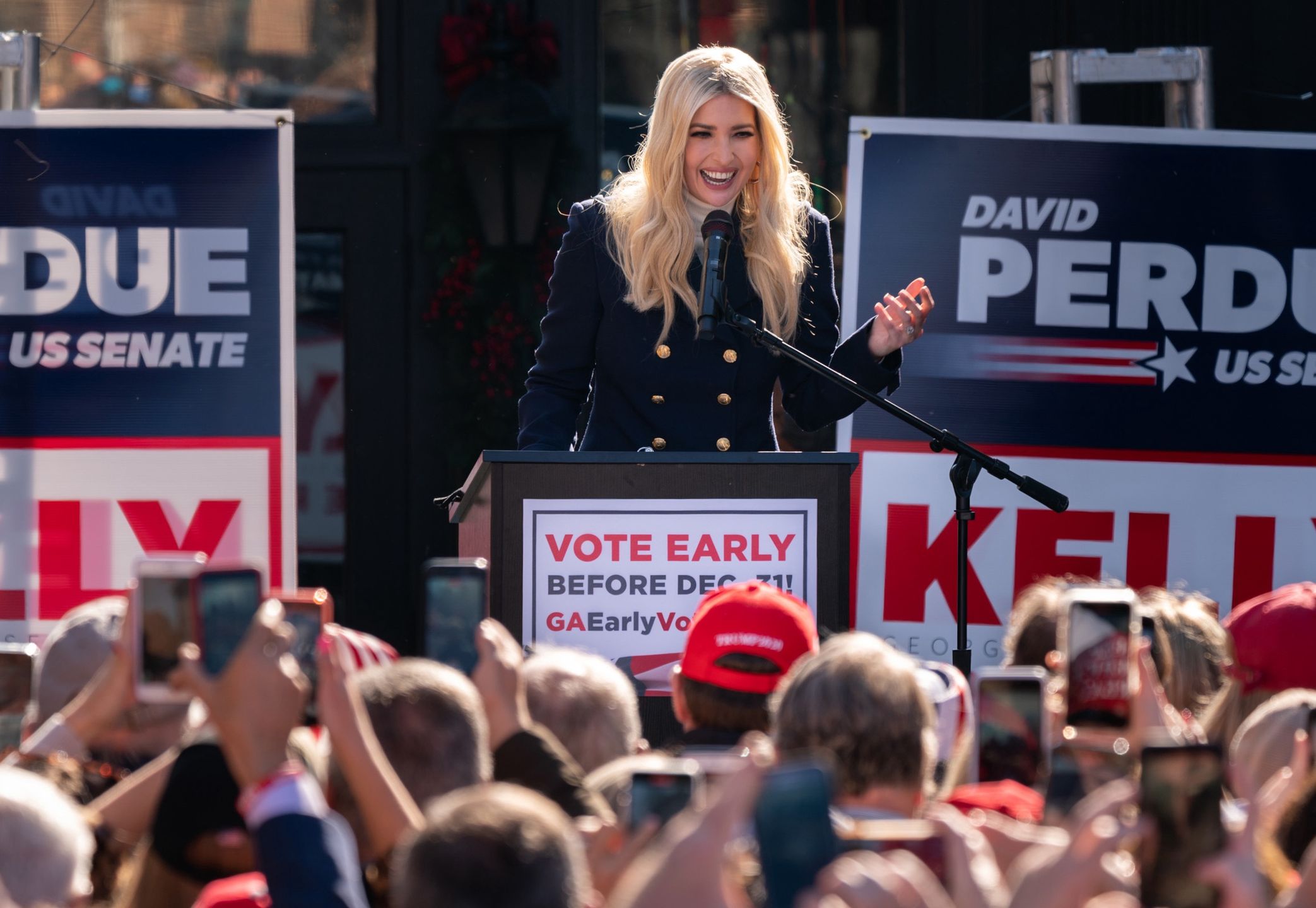 Ivanka Trump wzięła udział w wiecu wyborczym Republikanów w Georgii